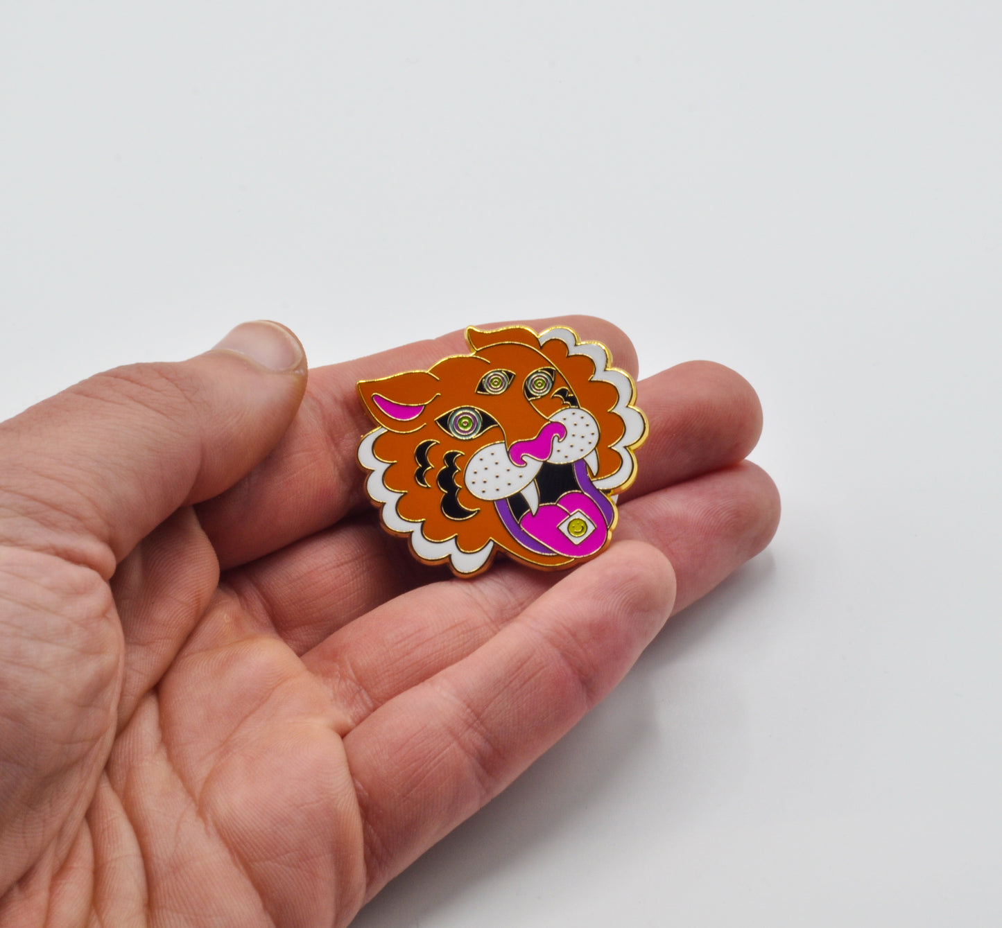 Trippin' Tiger Hard Enamel Pin