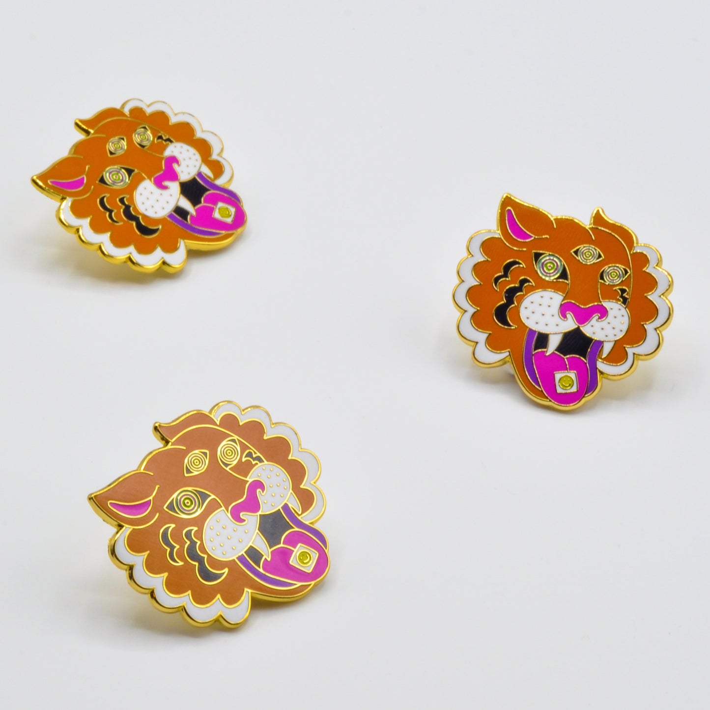 Trippin' Tiger Hard Enamel Pin