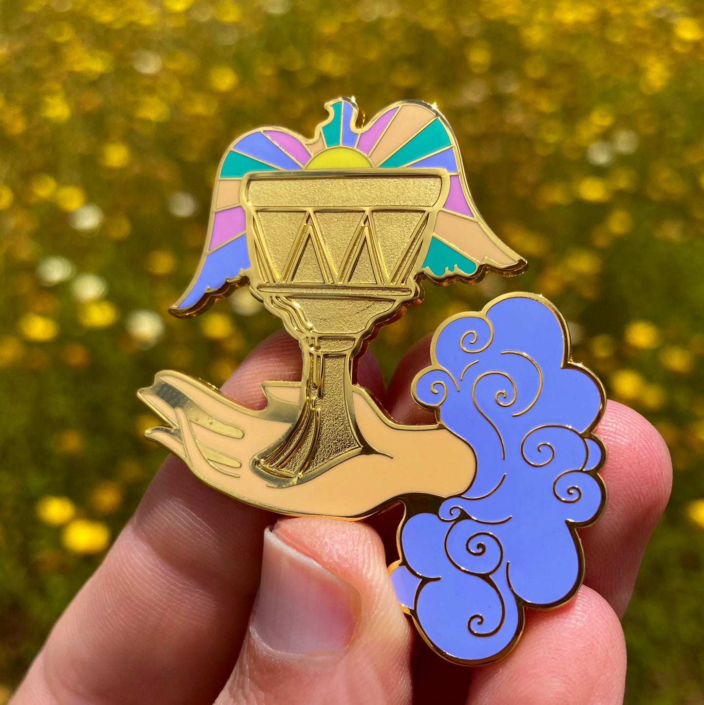 Ace of Cups Hard Enamel Pin