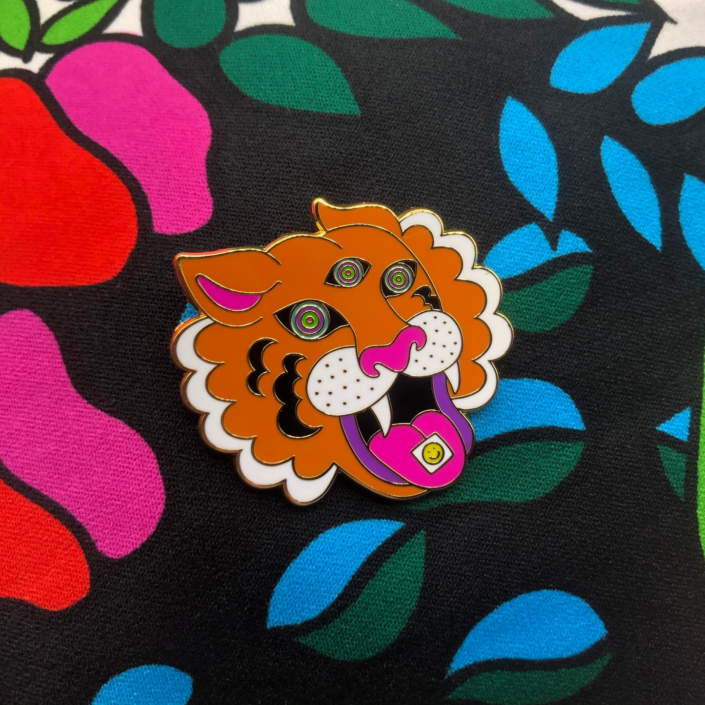 Trippin' Tiger Hard Enamel Pin