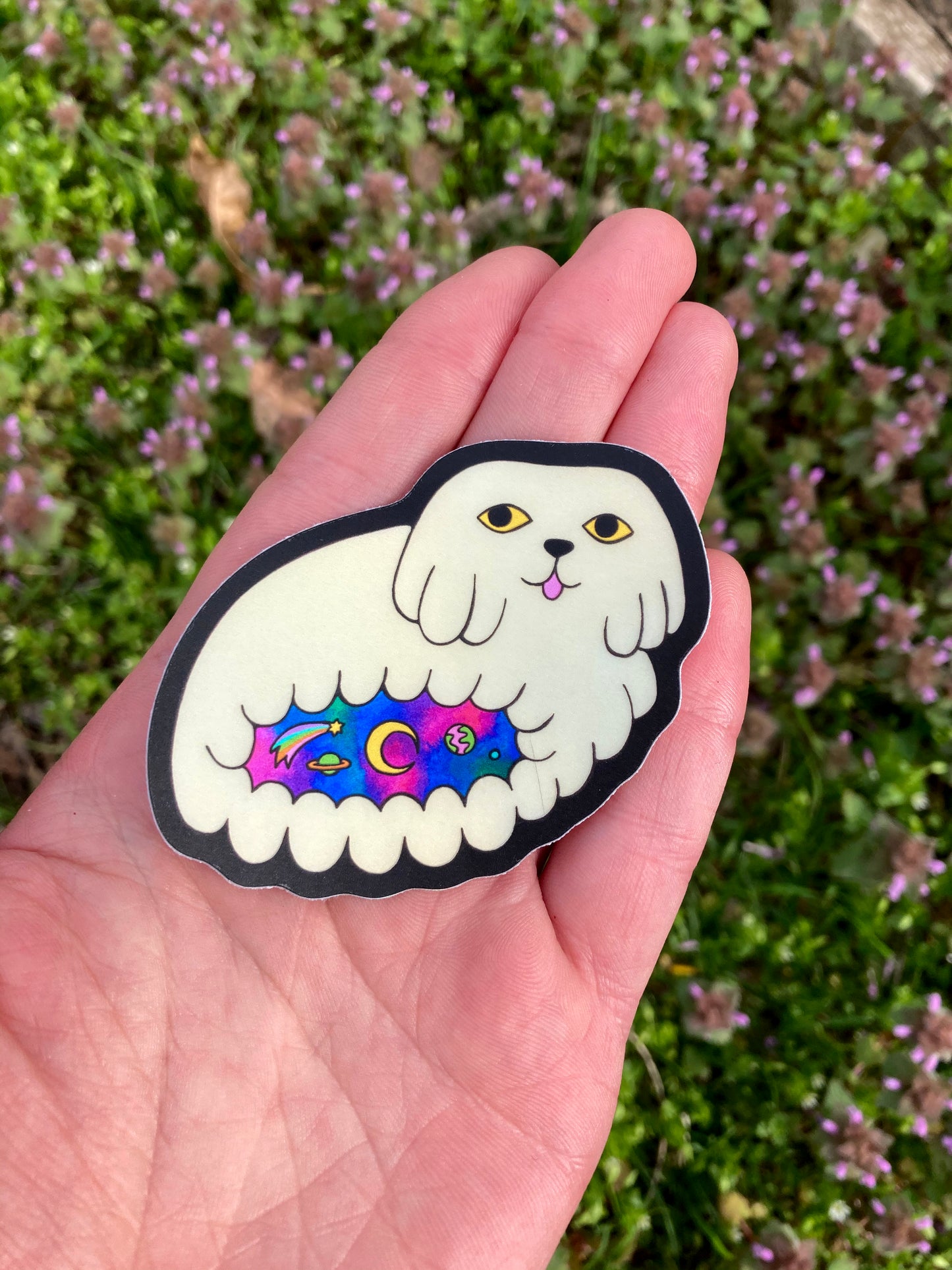 Charlotte Midnight Gospel Vaporwave Sticker