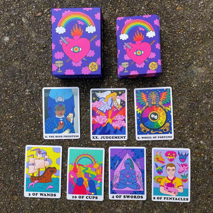 Rainbow Heart Tarot Pocket Edition